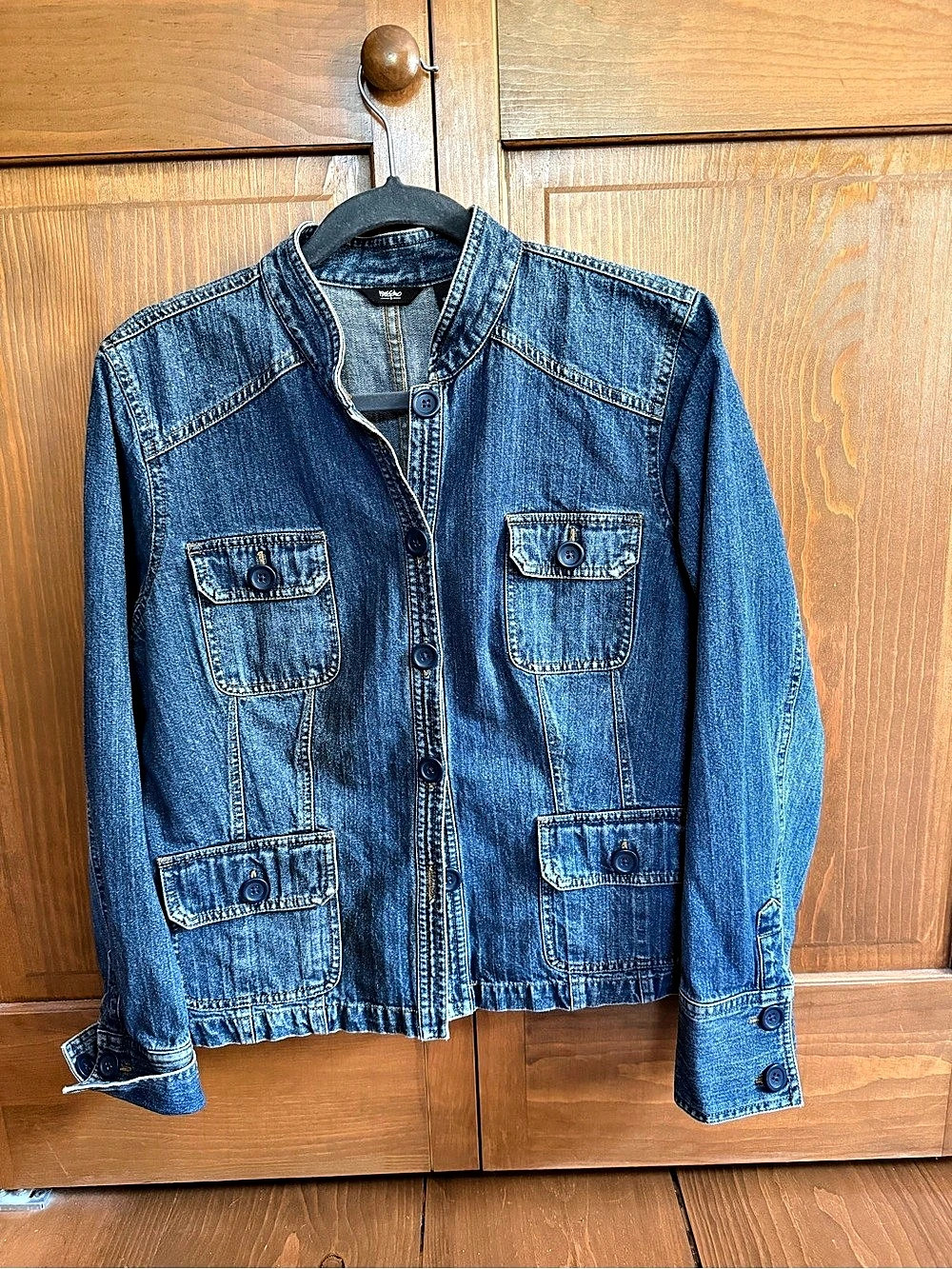 Mossimo Women's Denim Jean Jacket in Blue